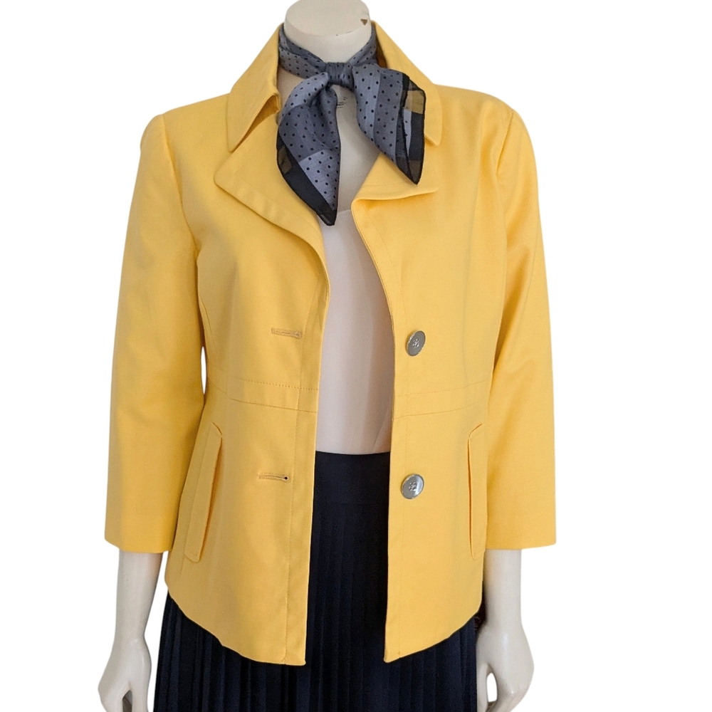 Rafaella Yellow Blazer Size Medium
